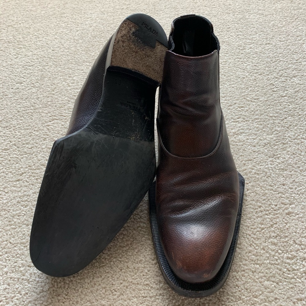 men’s Prada leather boots - Picture 3 of 4
